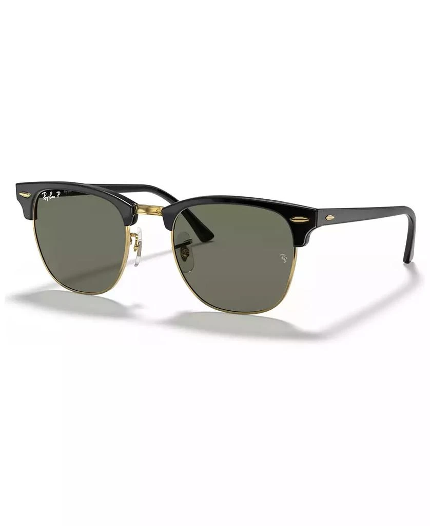 商品Ray-Ban|Unisex Polarized Low Bridge Fit Sunglasses, RB3016F CLUBMASTER CLASSIC 55,价格¥1721,第1张图片