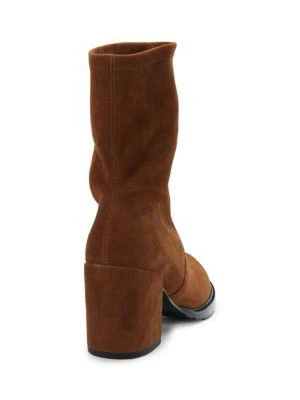 商品Stuart Weitzman|​Dalenna Suede Ankle Sock Boots,价格¥1578,第3张图片详细描述