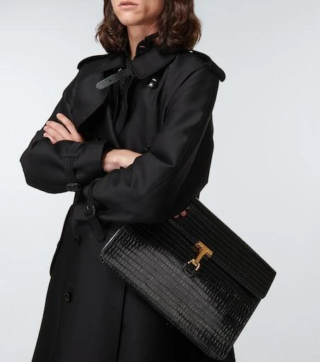 商品Tom Ford|Croc-effect leather portfolio,价格¥12996,第3张图片详细描述
