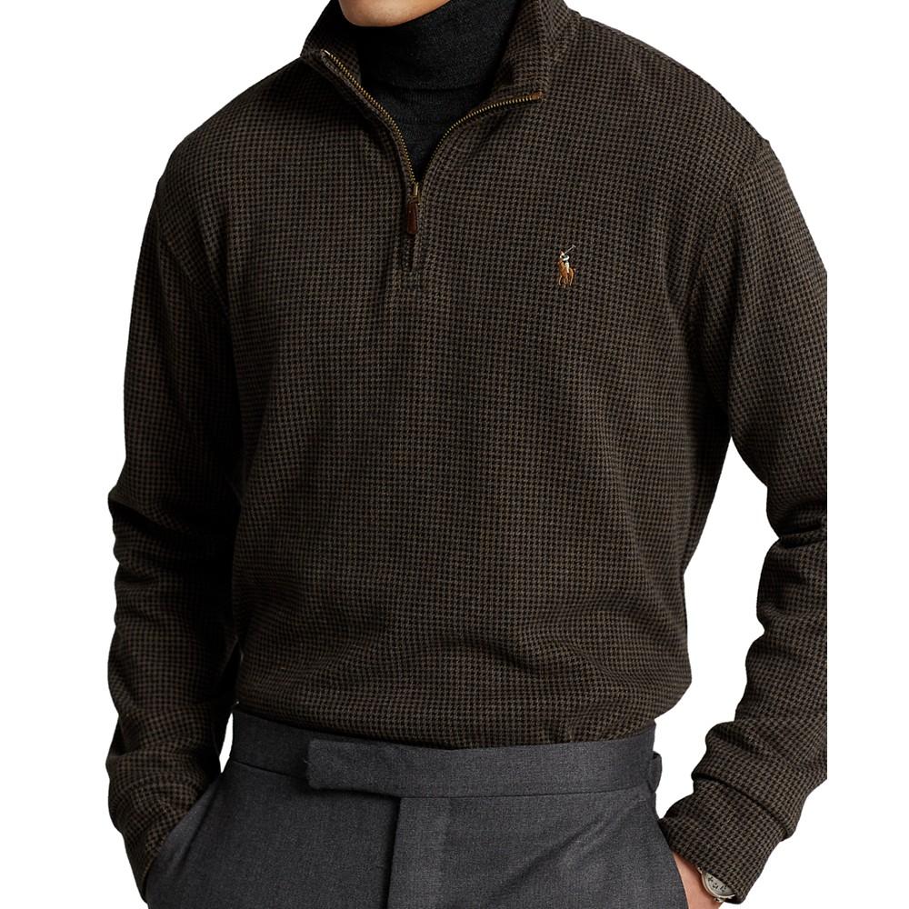 Men's Double-Knit Quarter-Zip Pullover商品第3张图片规格展示