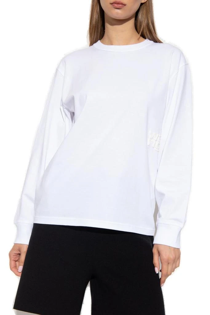 商品Alexander Wang|T By Alexander Wang Logo Print Long-Sleeved T-Shirt,价格¥1355,第2张图片详细描述