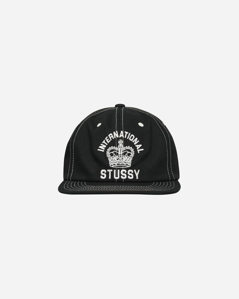 週末セール！stussy logo 5panel cap black Stussy Cord 5 Panel Cap in Black for Men | Lyst