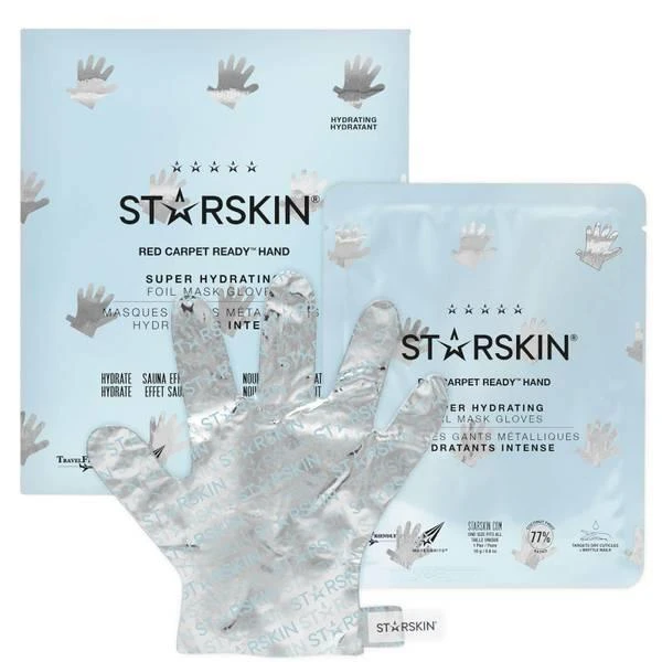 商品Starskin|STARSKIN Red Carpet Ready Hand Super Hydrating Foil Mask Gloves,价格¥90,第1张图片