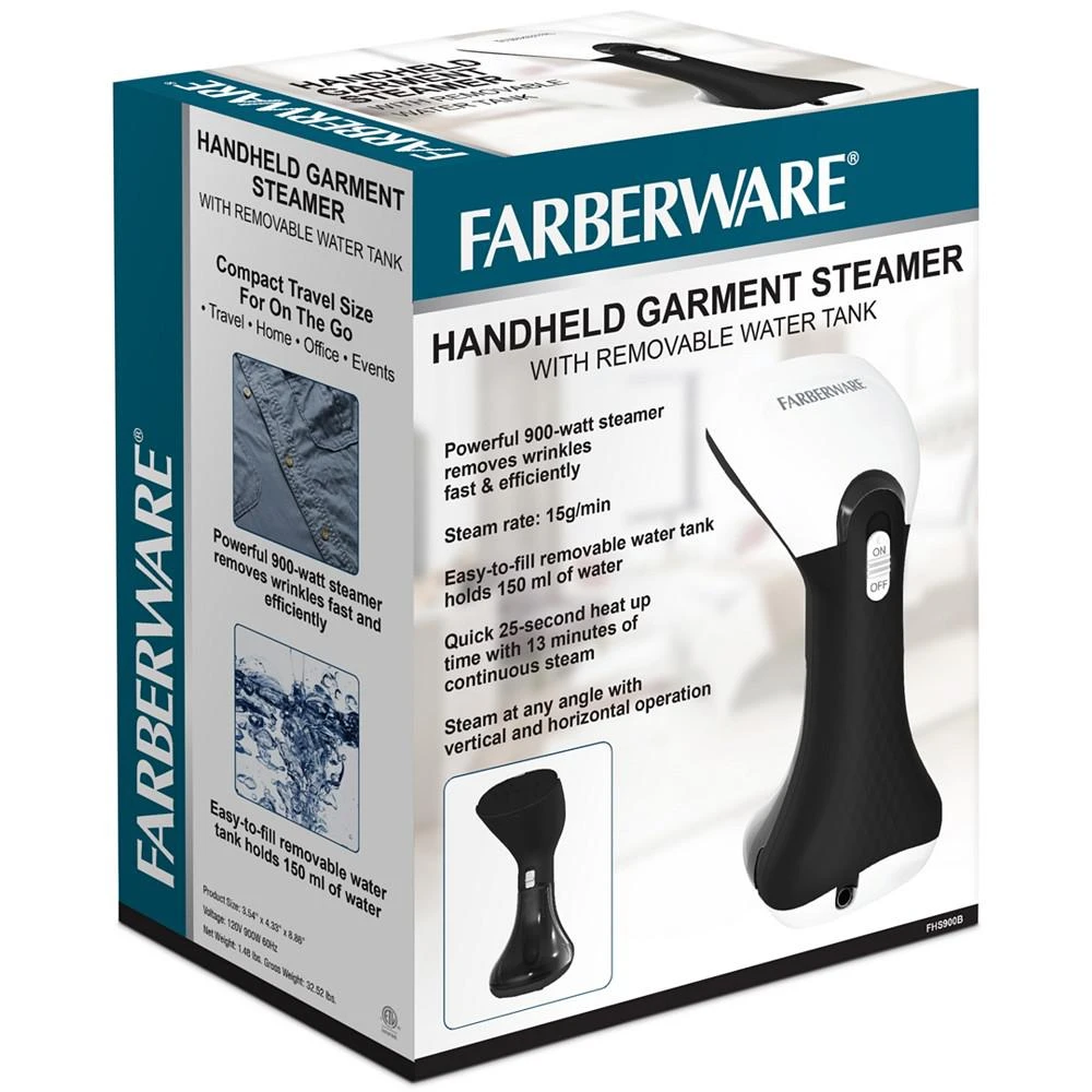 商品Farberware|FHS900B Handheld Garment Steamer,价格¥254,第2张图片详细描述