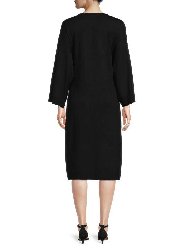 商品Max Studio|Tie Front Sweater Dress,价格¥242,第2张图片详细描述