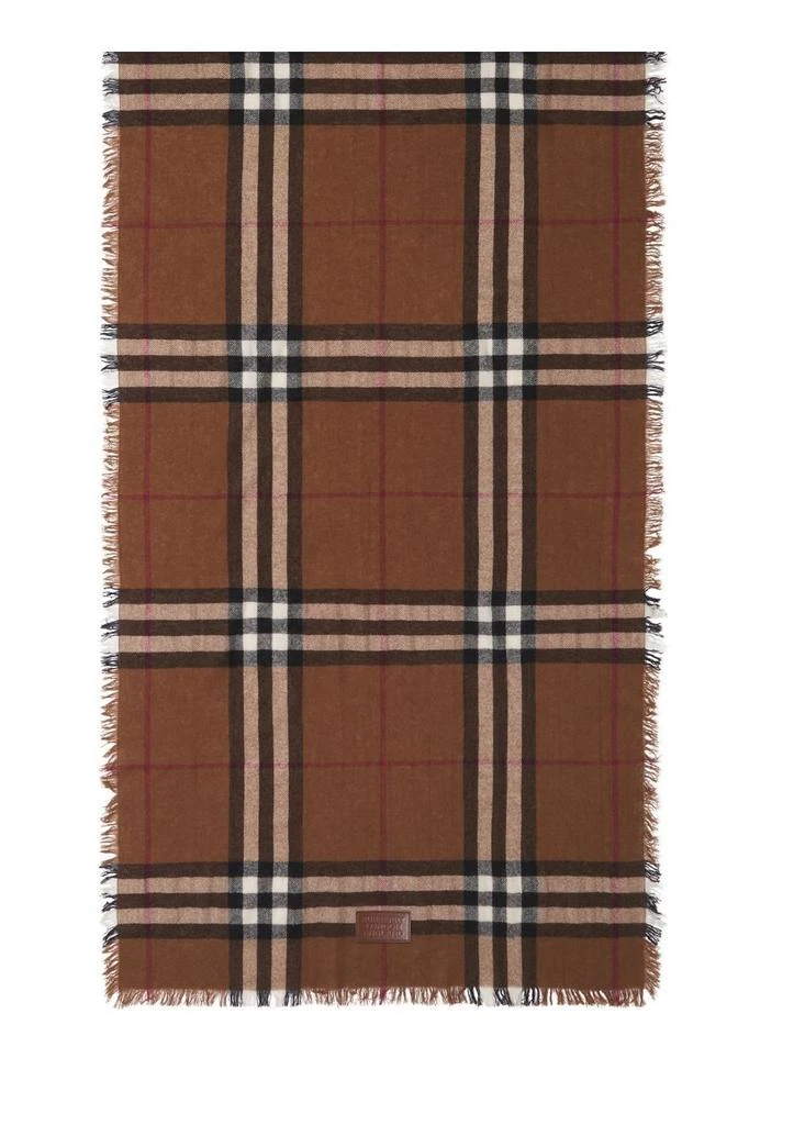 商品Burberry|Check cashmere scarf,价格¥4927,第2张图片详细描述