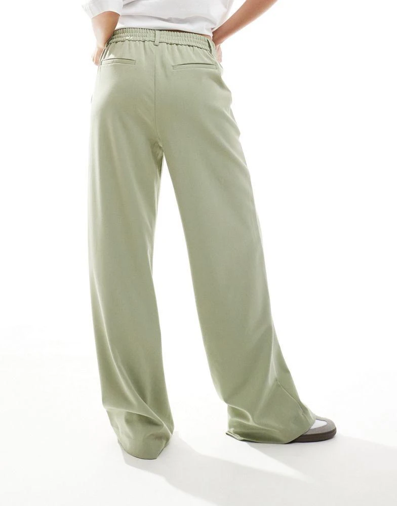 商品Object|Object wide leg trousers in tea green,价格¥285,第3张图片详细描述