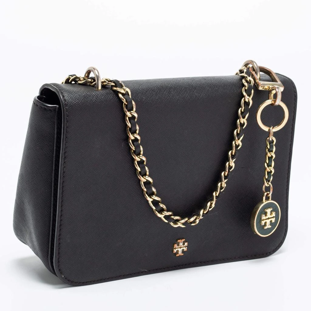 商品[二手商品] Tory Burch|Tory Burch Black Leather Robinson Shoulder Bag,价格¥1162,第3张图片详细描述