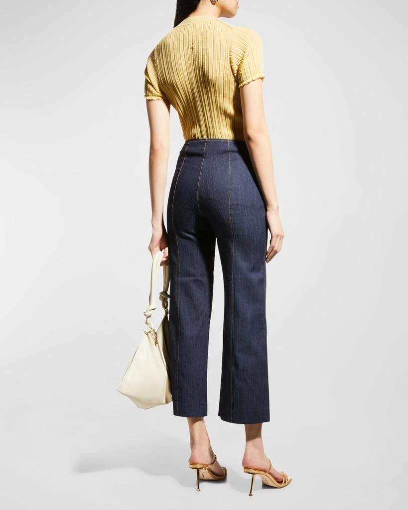 Azure Wide-Leg Stitched Pants 商品
