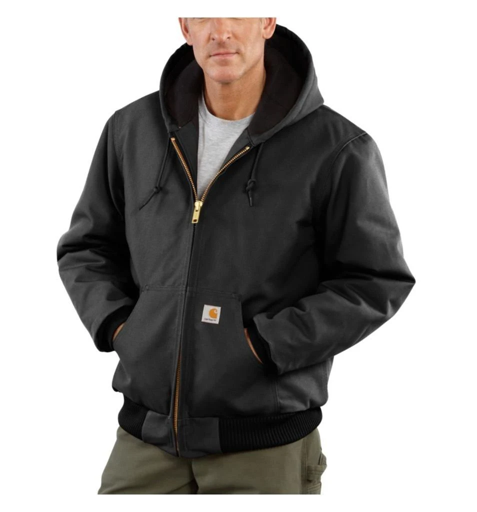 商品Carhartt|Carhartt Men's Loose Fit Firm Duck Insulated Flannel-Lined Active Jacket,价格¥798,第1张图片