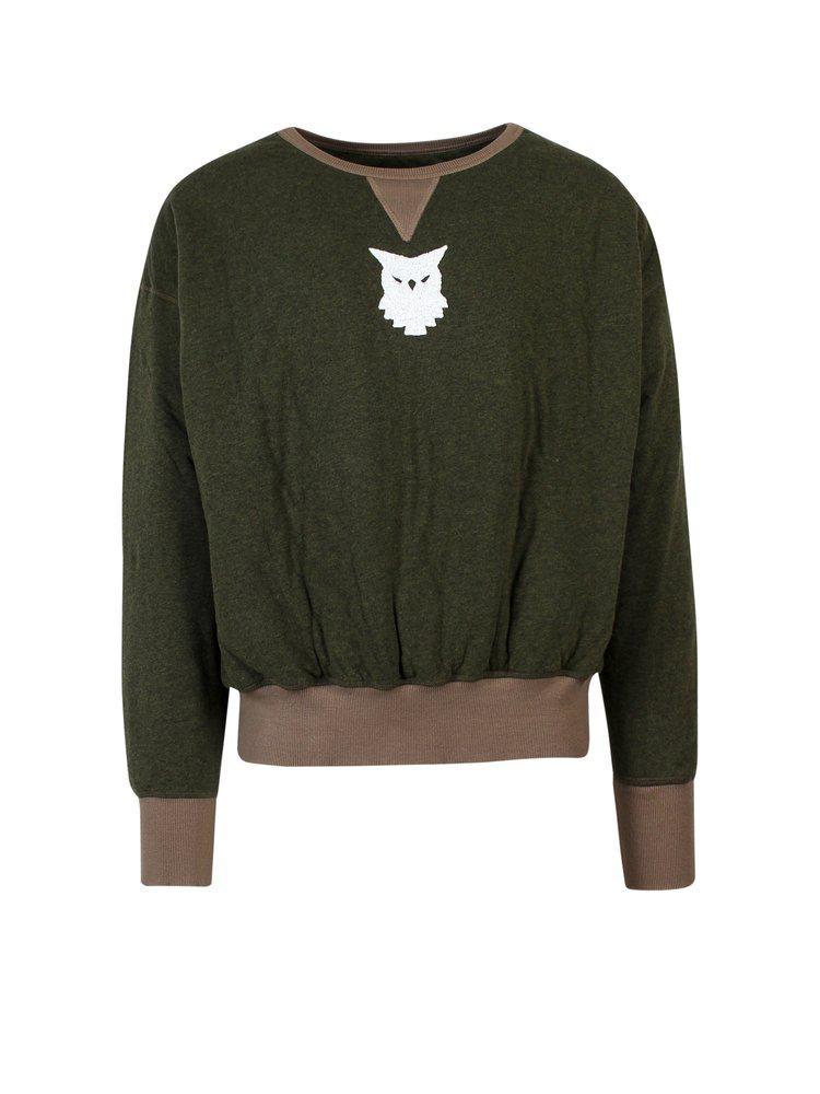 商品MAISON MARGIELA|Maison Margiela Bird Embroidered Crewneck Sweatshirt,价格¥2320,第1张图片