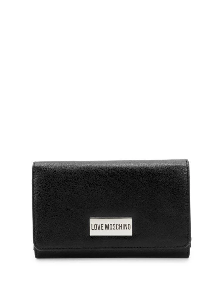 商品Moschino|Textured Foldover Wallet,价格¥433,第1张图片