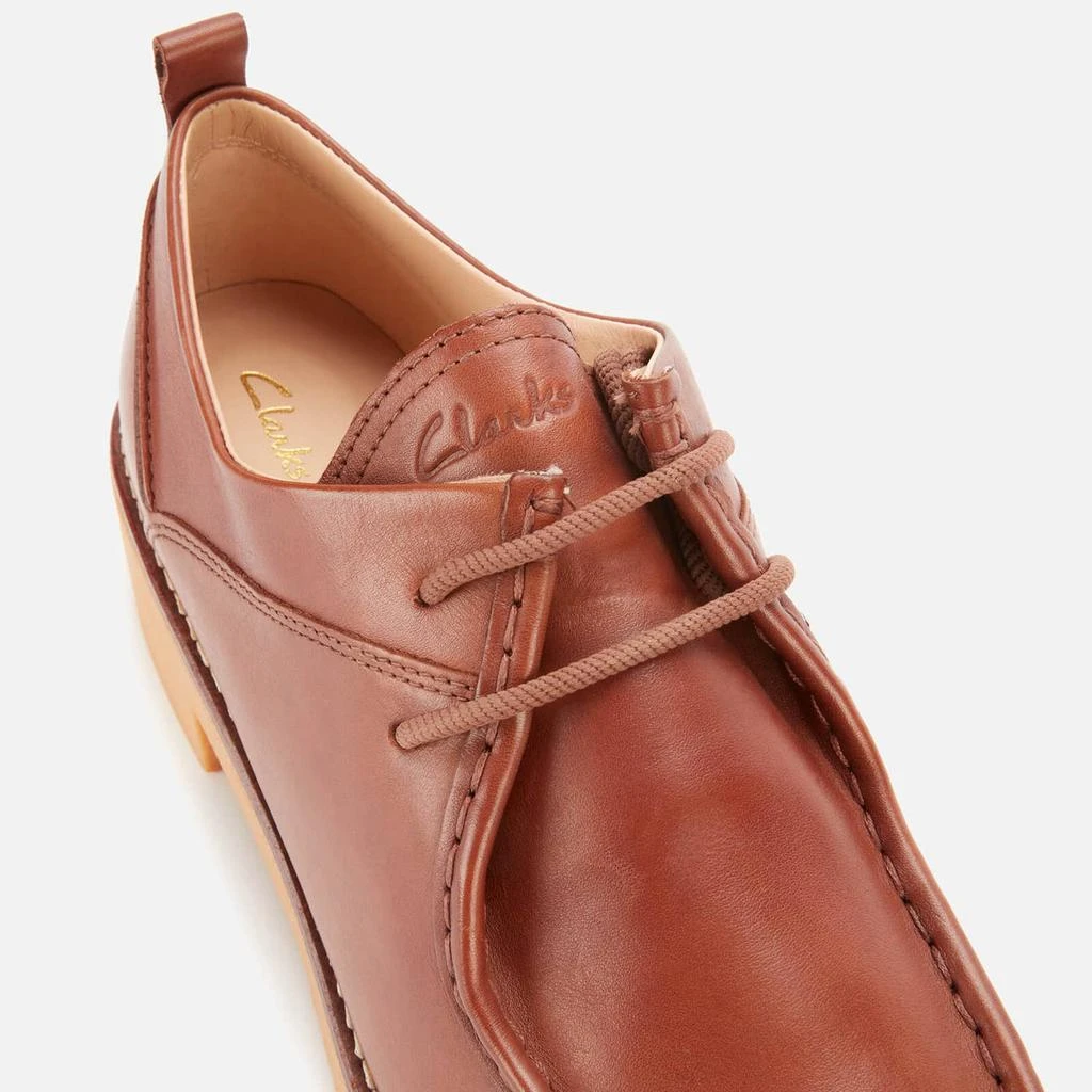 商品Clarks|Clarks Eden Mid Lace Brogues - Dark Tan Leather,价格¥398,第4张图片详细描述