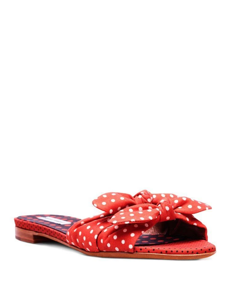 商品Tabitha Simmons|Tabitha Simmons Cleo Polka Dot Slide Sandals,价格¥4302,第1张图片