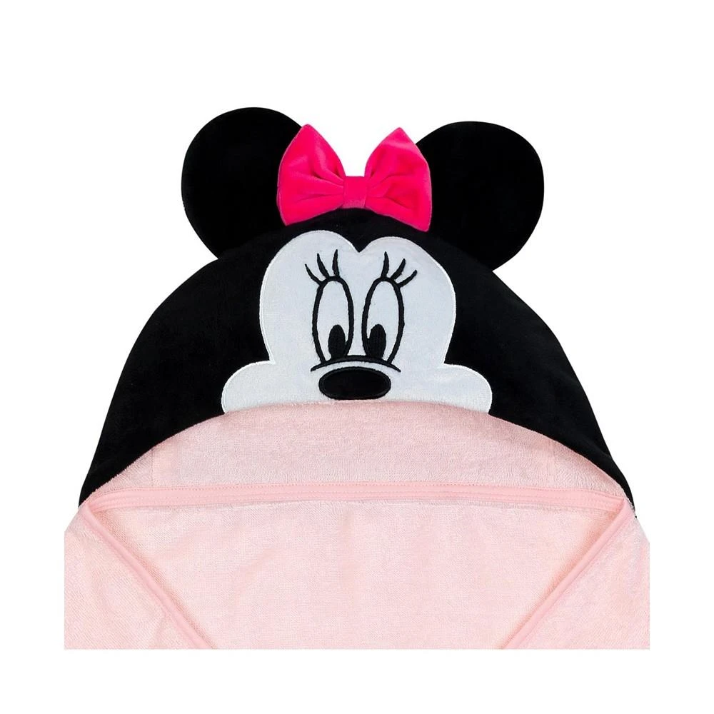商品Lambs & Ivy|Disney Baby Minnie Mouse Pink Cotton Hooded Baby Bath Towel,价格¥224,第2张图片详细描述