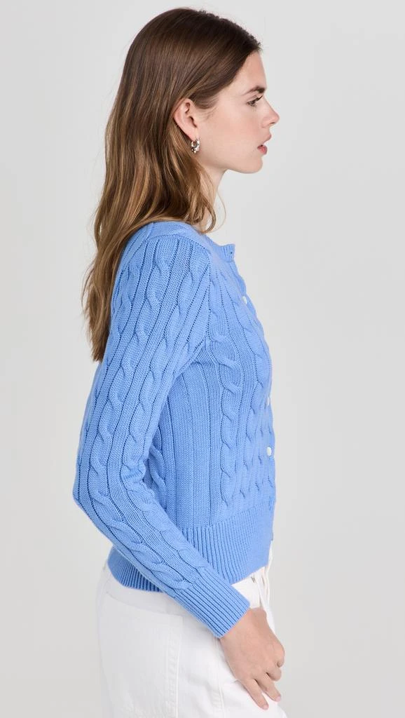 商品Ralph Lauren|Cotton Cable Long Sleeve Cardigan,价格¥1683,第3张图片详细描述