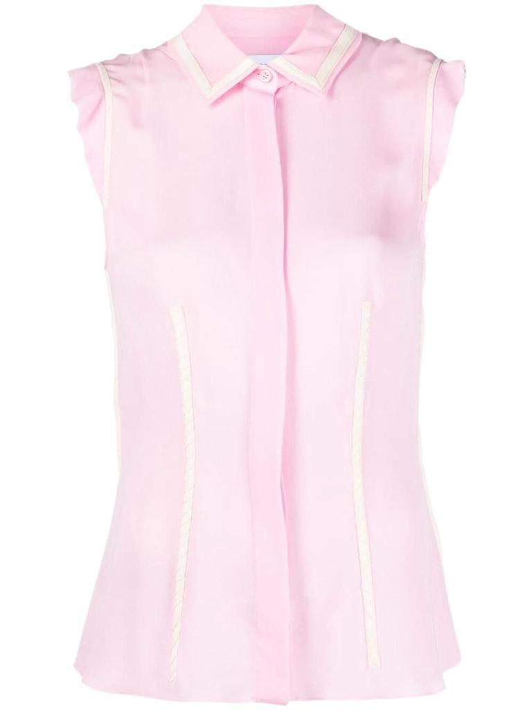 Moschino Women's Pink Other Materials T-Shirt商品第1张图片规格展示