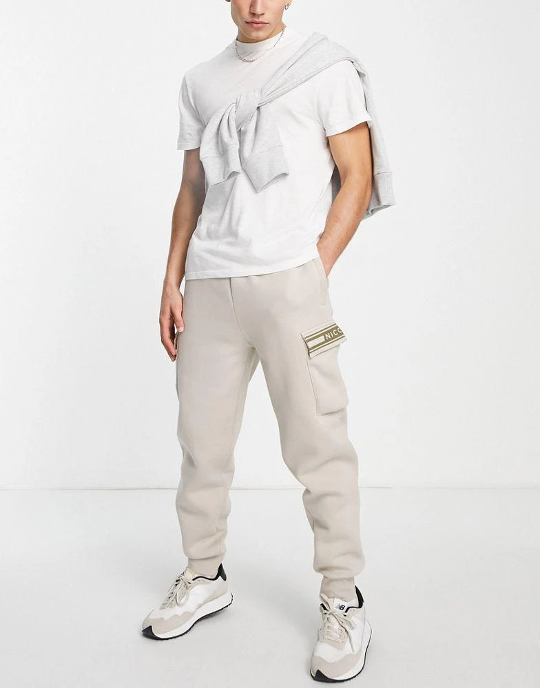 商品NICCE|Nicce kota cargo joggers in beige,价格¥344,第1张图片