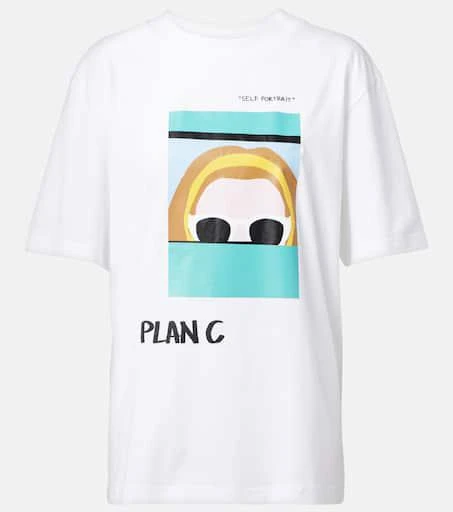 商品Plan C|Printed cotton jersey T-shirt,价格¥1336,第1张图片