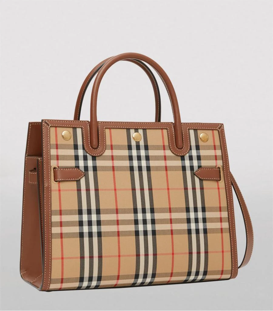 商品Burberry|Small Vintage Check Title Tote Bag,价格¥18941,第4张图片详细描述