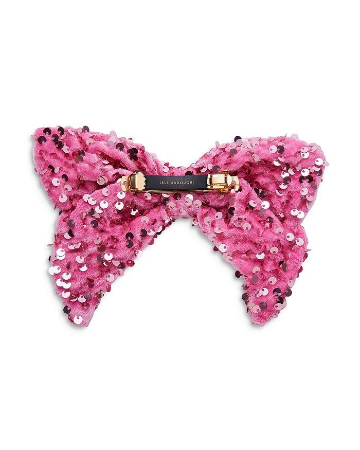 商品Lele Sadoughi|x Wicked Glinda Sequined Bow Barrette,价格¥564,第2张图片详细描述