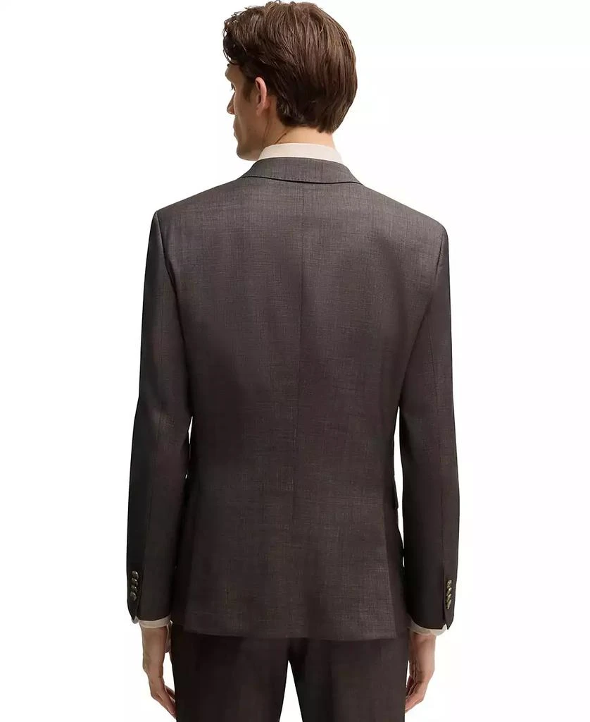 Men's Micro-Patterned Stretch Virgin Wool Slim-Fit Suit 商品