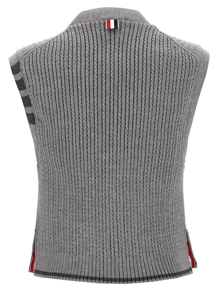 商品Thom Browne|Thom Browne Button Up Cropped Vest,价格¥5745,第2张图片详细描述