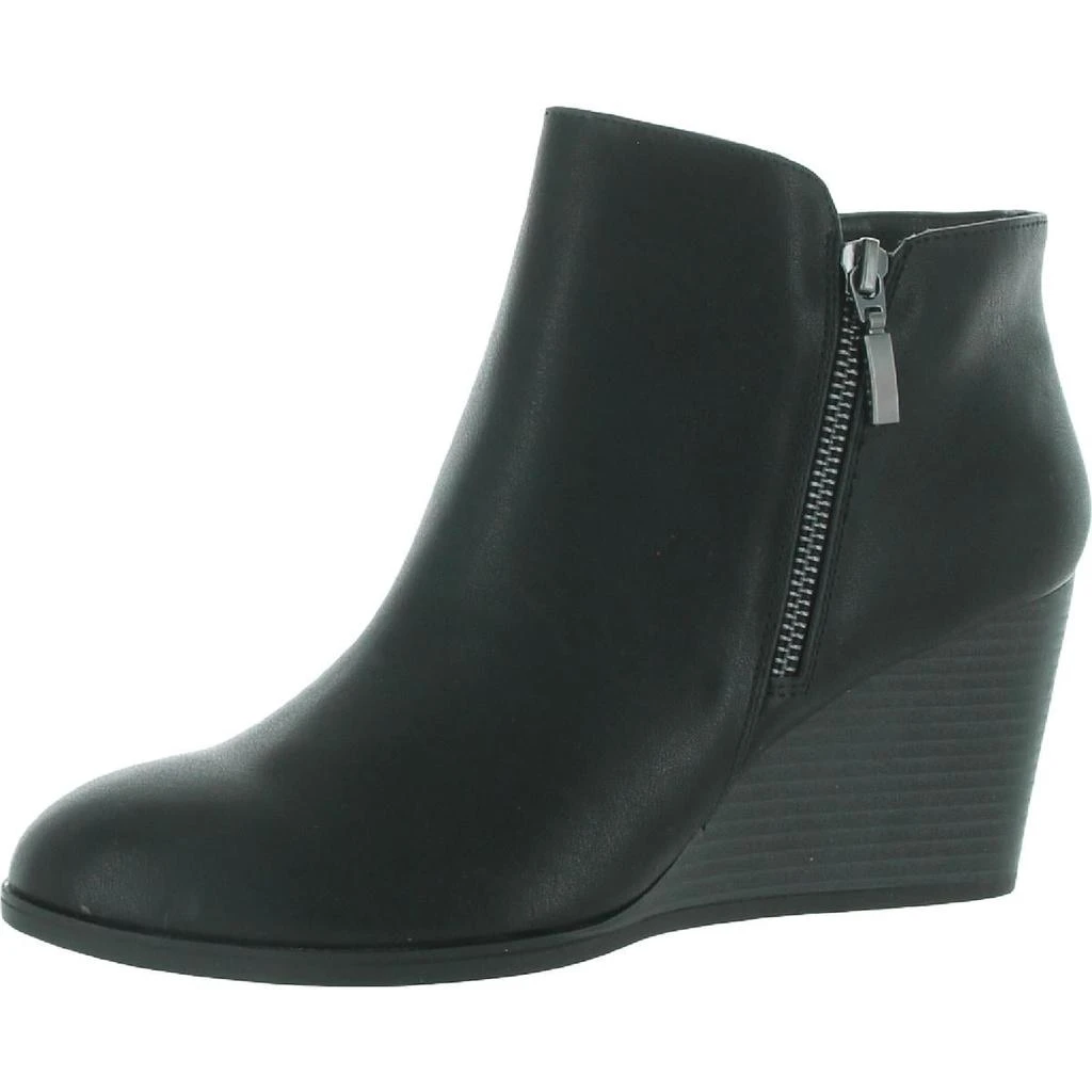 商品Style & Co|Style & Co. Womens Wynonaa Faux Leather Heel Booties,价格¥92,第2张图片详细描述