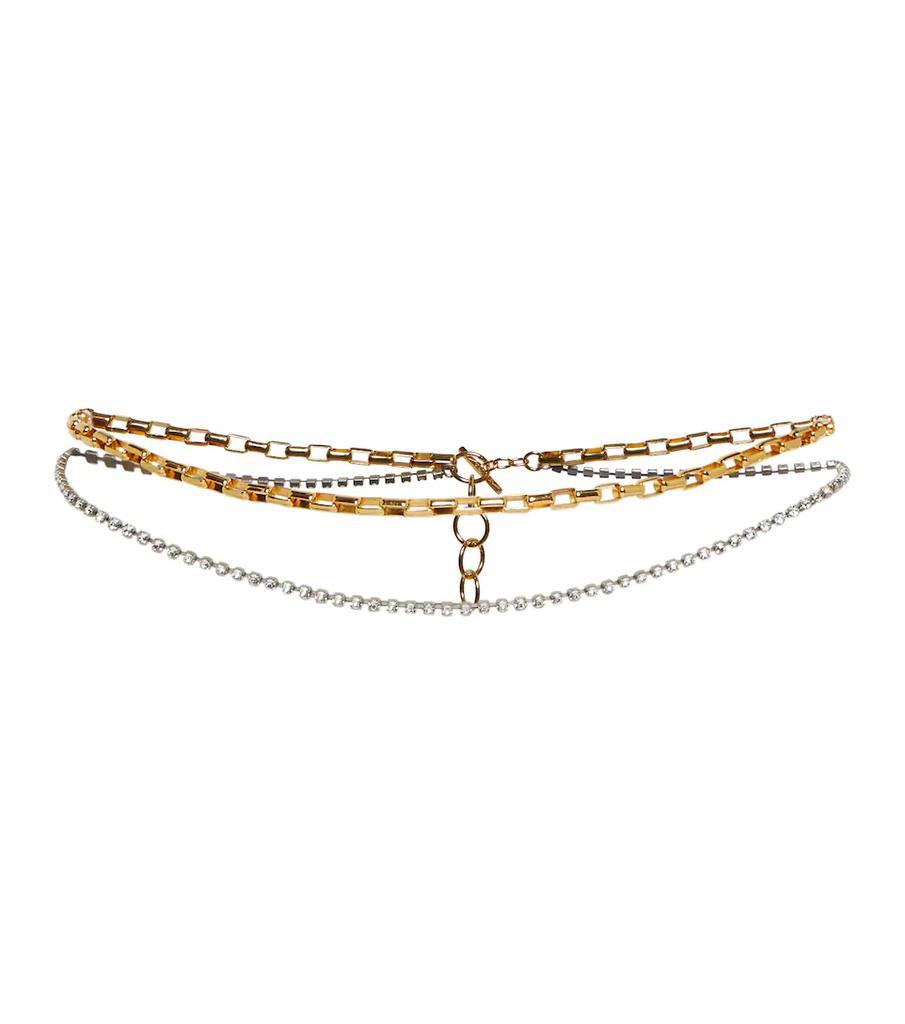 商品Yves Saint Laurent|Embellished chain-link belt,价格¥5979,第1张图片