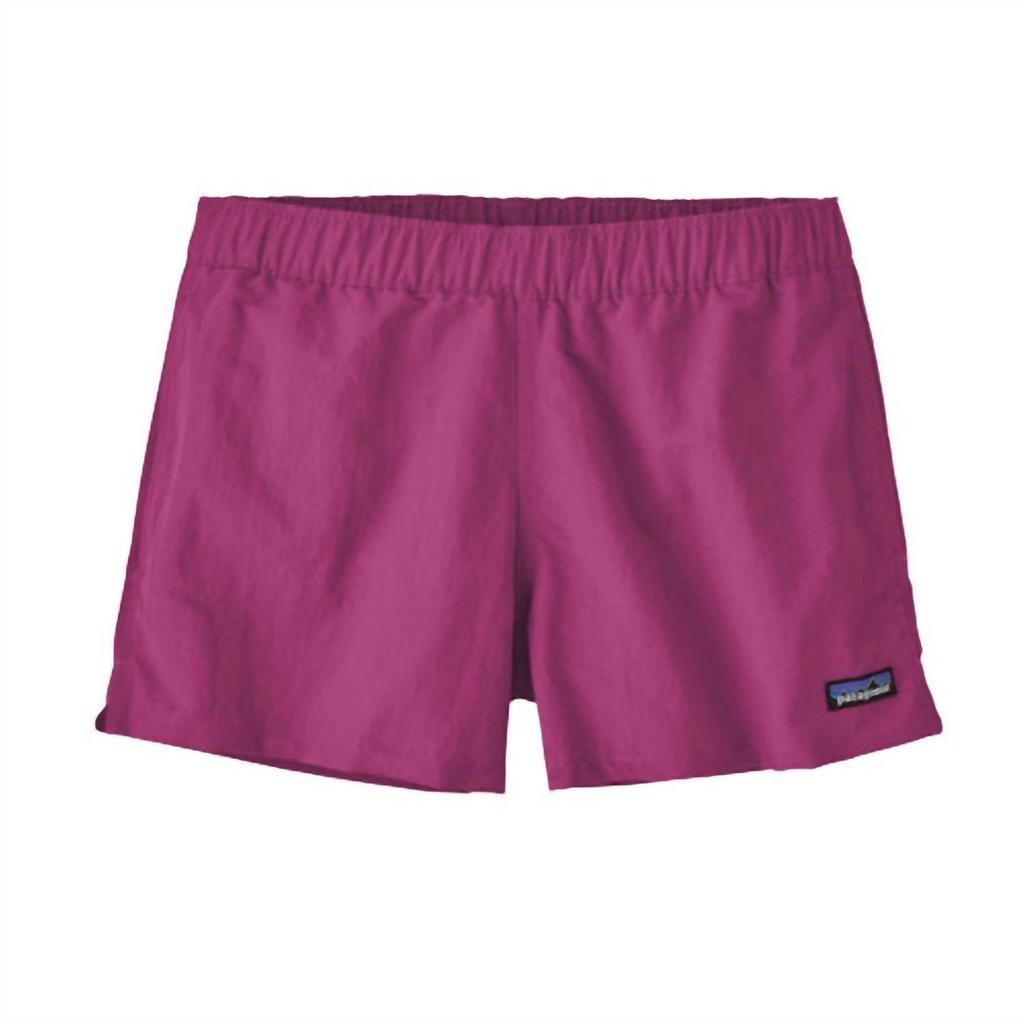 商品Patagonia|Women Barely Baggies Shorts 2 1/2" in Amaranth Pink,价格¥375,第4张图片详细描述