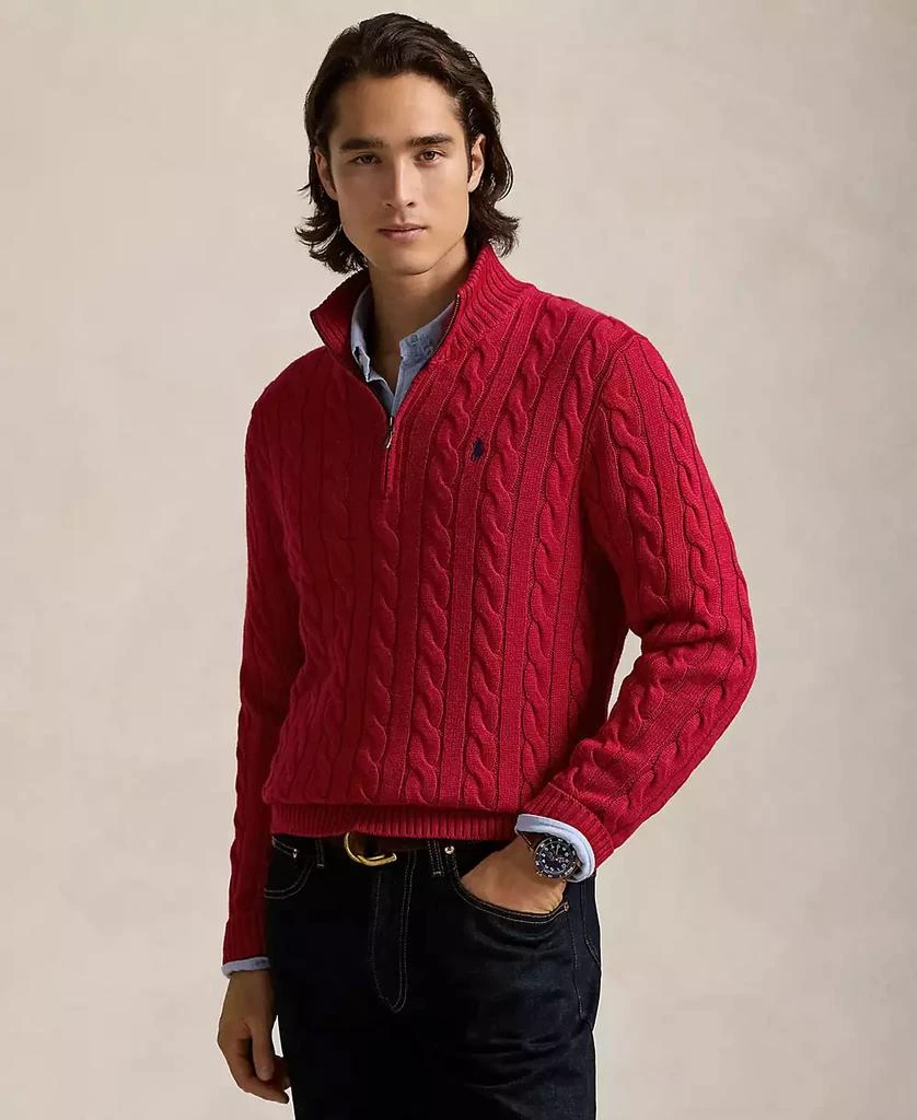 商品Ralph Lauren|男式 拉夫劳伦 绞花针织棉毛衣,价格¥609,第1张图片