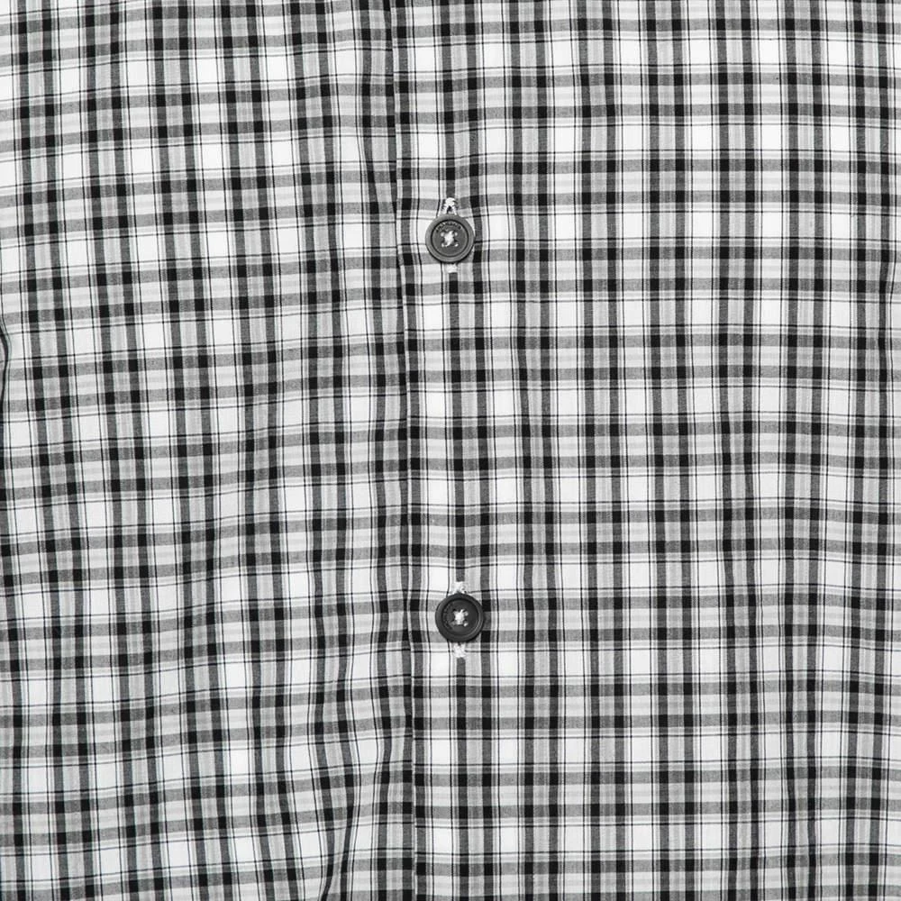 商品[二手商品] Givenchy|Givenchy Monochrome Checkered Cotton Button Front Shirt L,价格¥1063,第4张图片详细描述