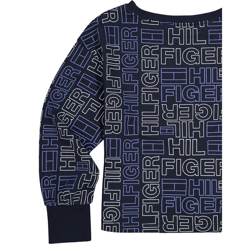 商品Tommy Hilfiger|Big Girls Logo Print Sweatshirt,价格¥117,第2张图片详细描述