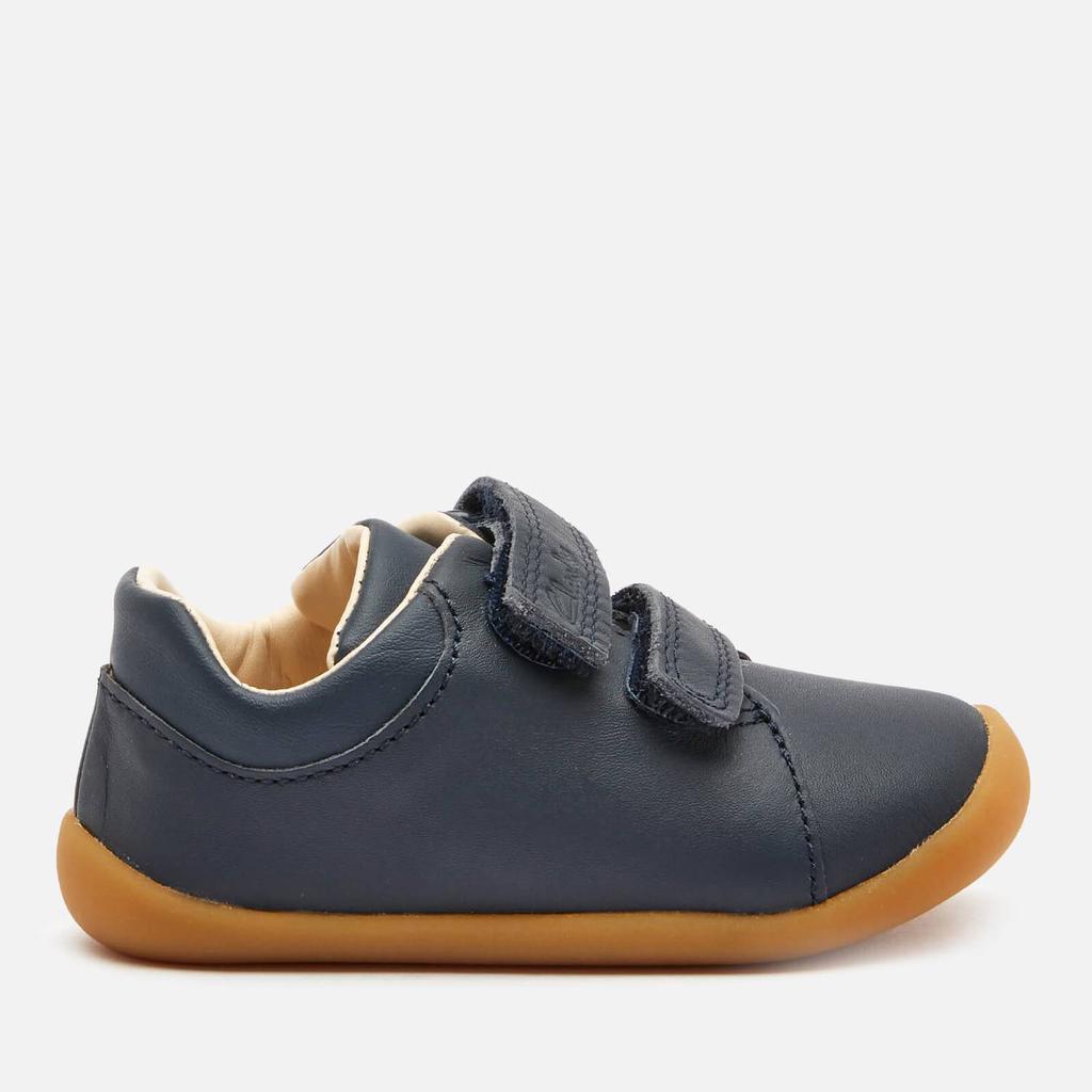Clarks Toddlers Roamer Craft Shoes - Navy Leather商品第1张图片规格展示