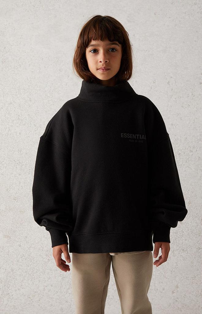 商品Essentials|Black Mock Neck Sweatshirt,价格¥223,第1张图片