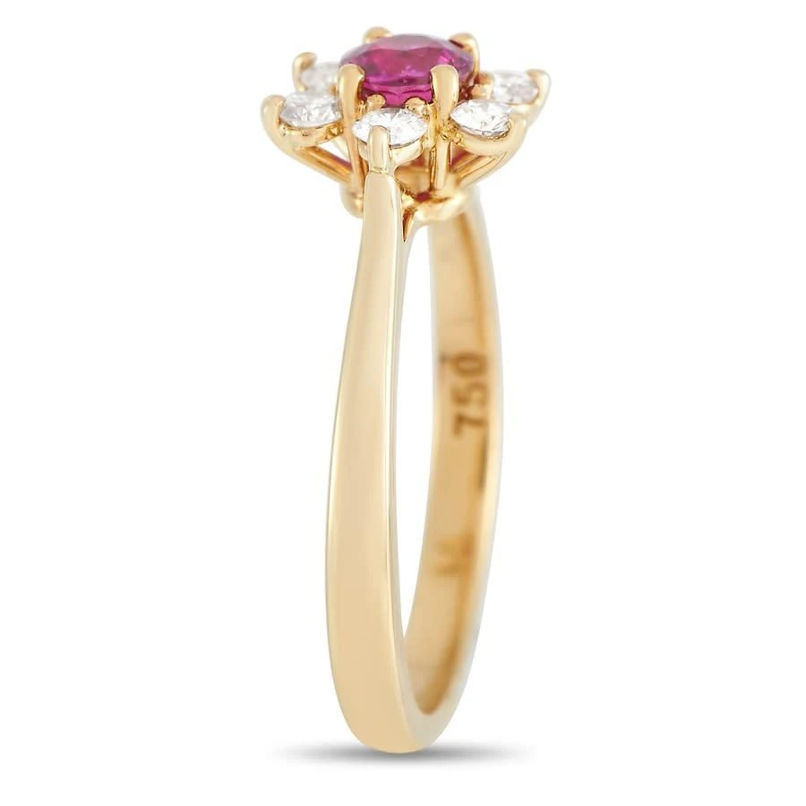商品[二手商品] Tiffany & Co.|Pre-Owned Tiffany  Co. 18K Yellow Gold 0.25 ct Diamond and Ruby Ring,价格¥10565,第2张图片详细描述