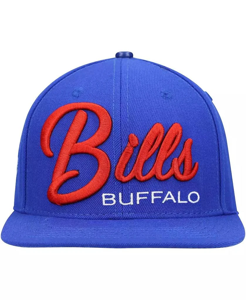 商品Pro Standard|Men's Royal Buffalo Bills Script Wordmark Snapback Hat,价格¥303,第3张图片详细描述