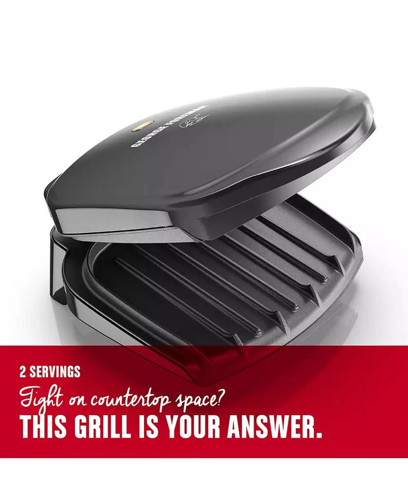 2-Serving Classic Plate Electric Indoor Grill & Panini Press 商品