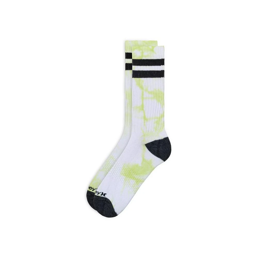 商品Hurley|Men's Extended Terry Crew Embroidered Logo Socks,价格¥23,第1张图片