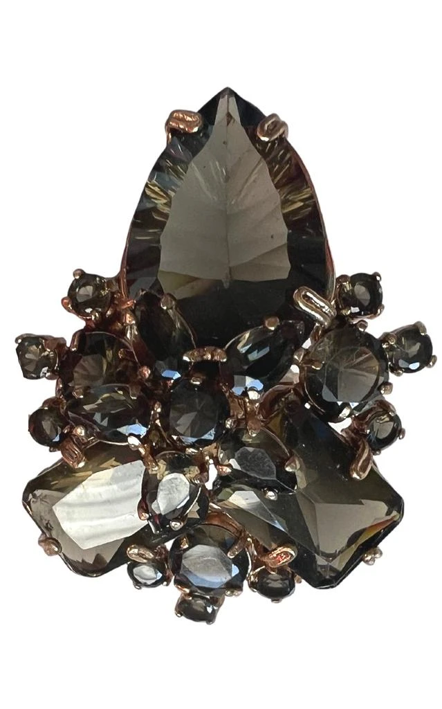 商品BCBG|Oversized Smoke Crystals Ring,价格¥565,第1张图片
