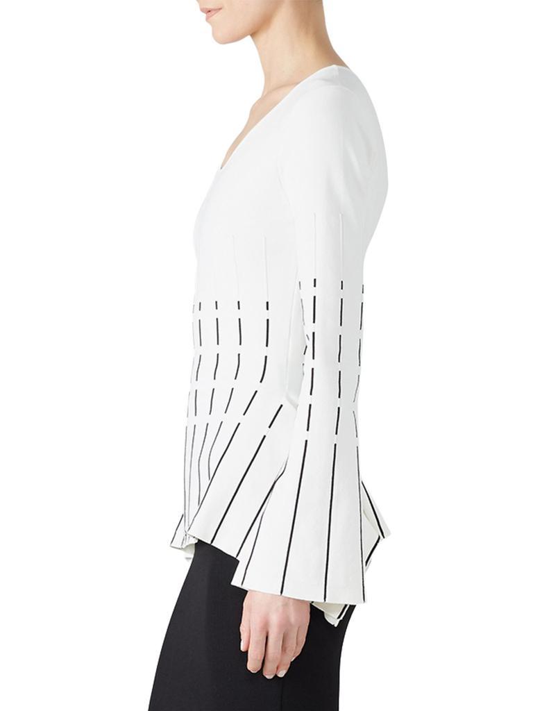 商品[二手商品] PRABAL GURUNG|Striped Peplum Top,价格¥366,第5张图片详细描述