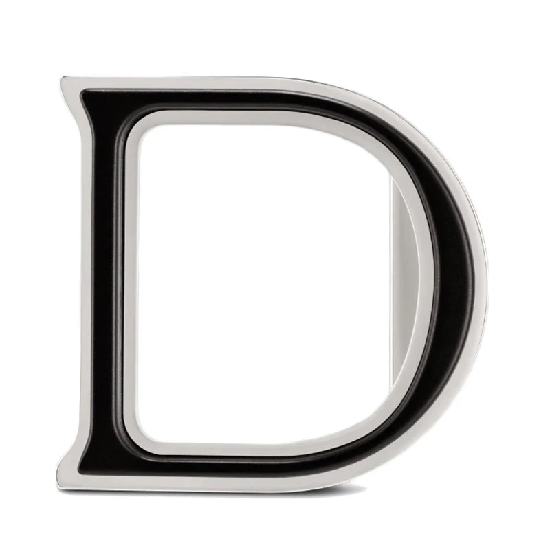 商品Dior|【预售3-7天】DIOR/迪奥 21年秋冬 男士35毫米黑色涂漆饰面黄铜“D”腰带扣4917PVVAR_H00N,价格¥2532,第1张图片