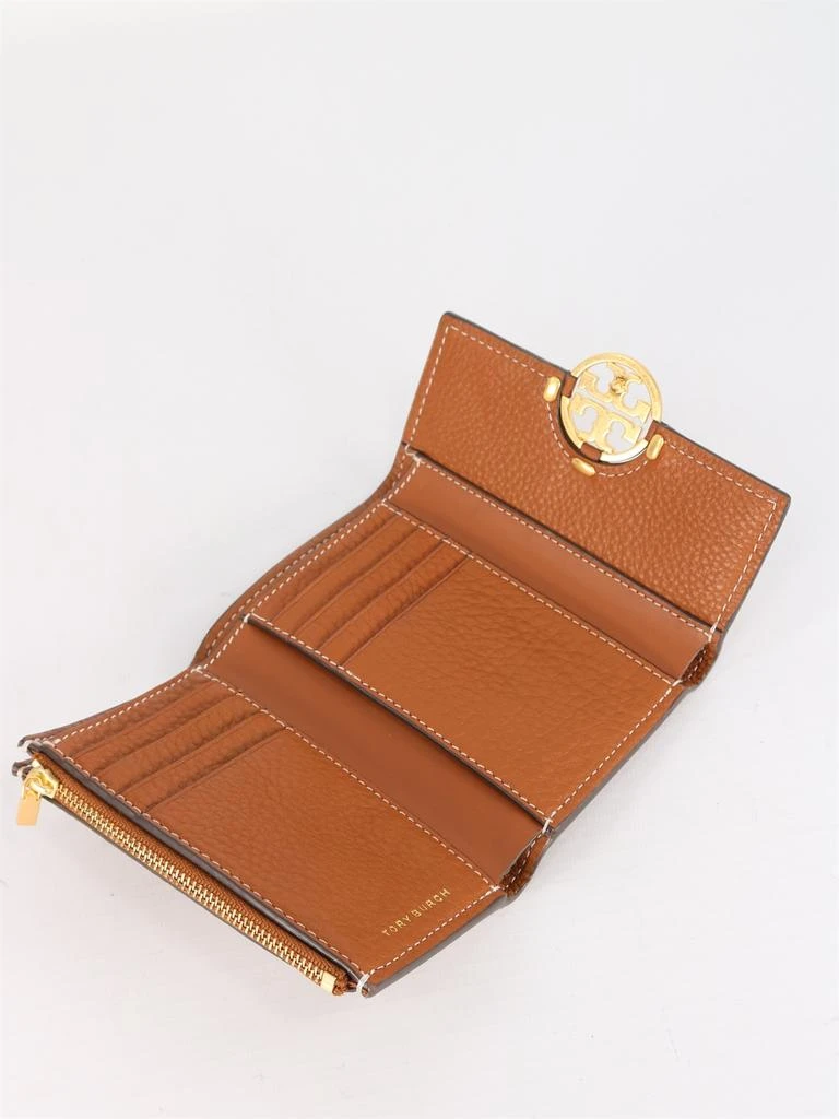 商品Tory Burch|Kira leather-colored wallet with logo,价格¥1166,第4张图片详细描述