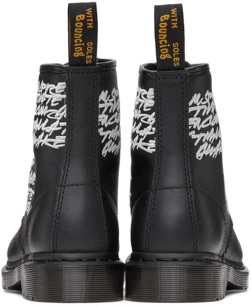 商品Dr. Martens|Black Embroidered 1460 Futura Boots,价格¥930,第4张图片详细描述