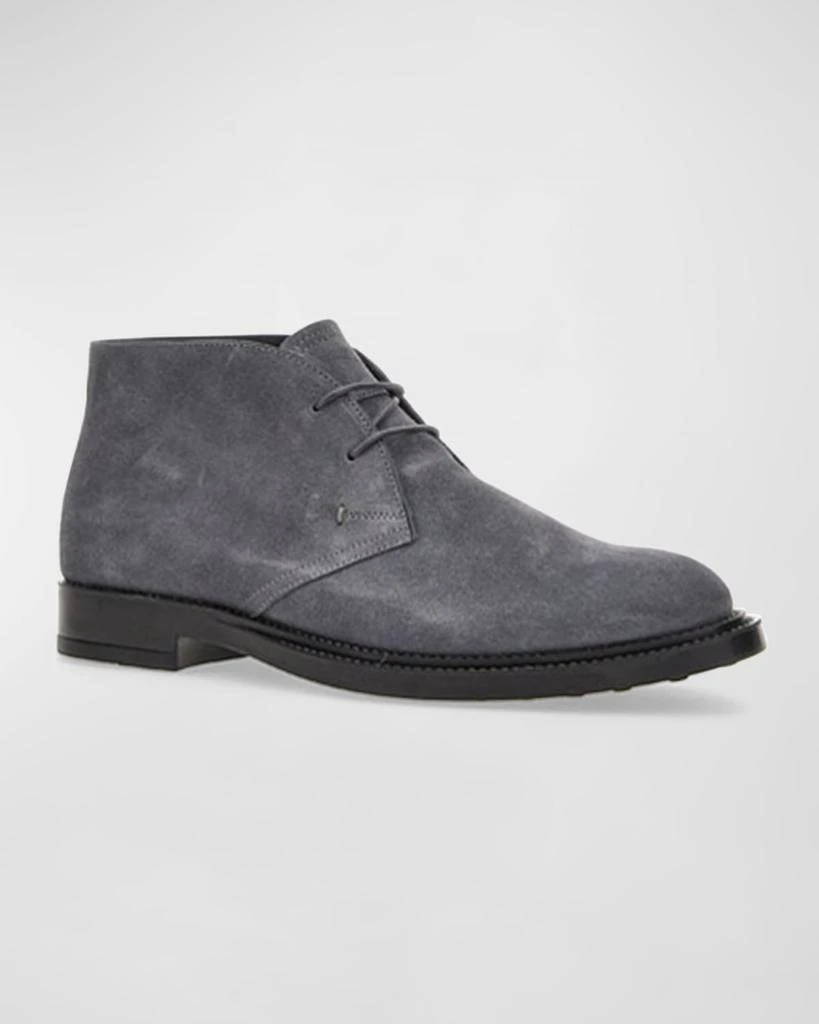 商品Tod's|Men's Water-Repellent Leather Chukka Boots,价格¥4944,第4张图片详细描述