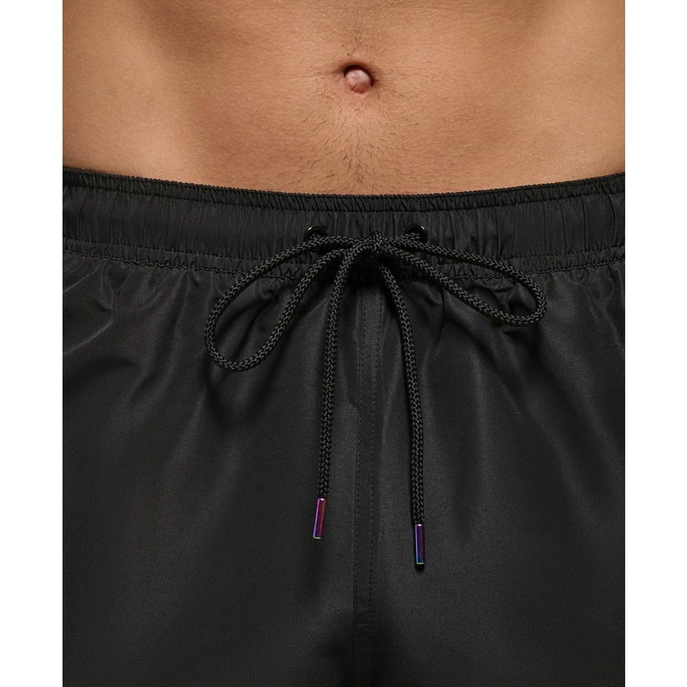 商品Calvin Klein|Men's 5" Rainbow Logo-Print Swim Shorts,价格¥134,第3张图片详细描述
