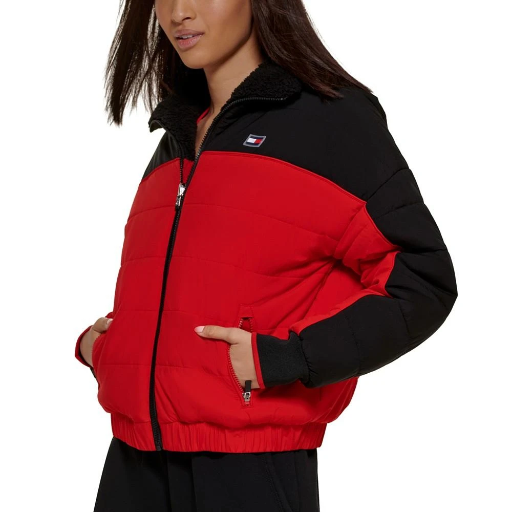 商品Tommy Hilfiger|Women's Reversible Sherpa Jacket,价格¥799,第3张图片详细描述