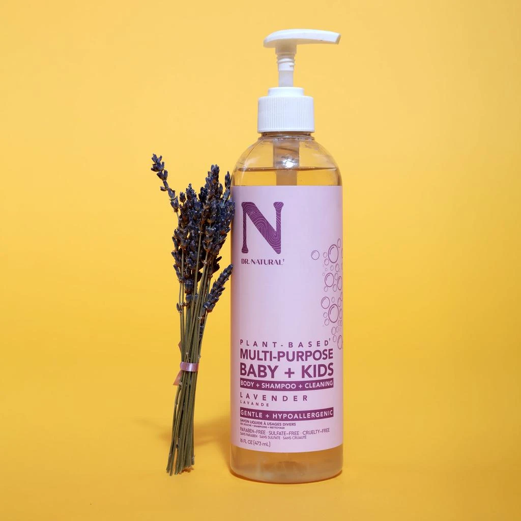 商品Dr. Natural|Multi-Purpose Baby Plus Kids Soap - Lavender by  for Kids - 16 oz Soap,价格¥122,第2张图片详细描述