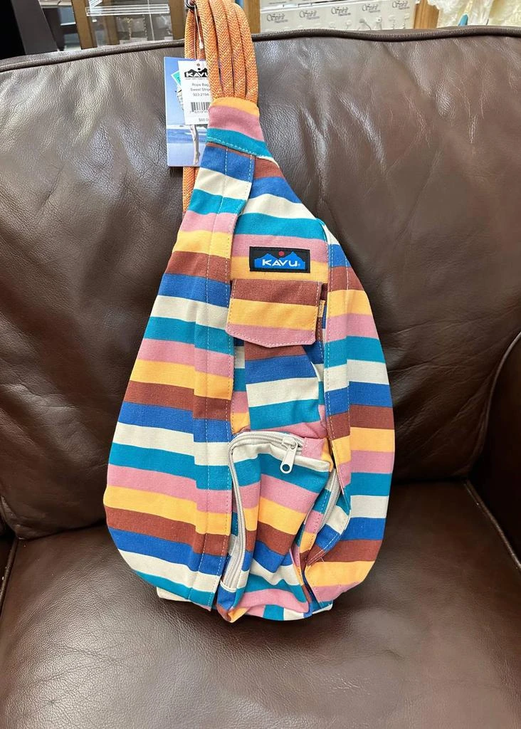 商品KAVU|Rope Bag In Sweet Stripe,价格¥358,第2张图片详细描述