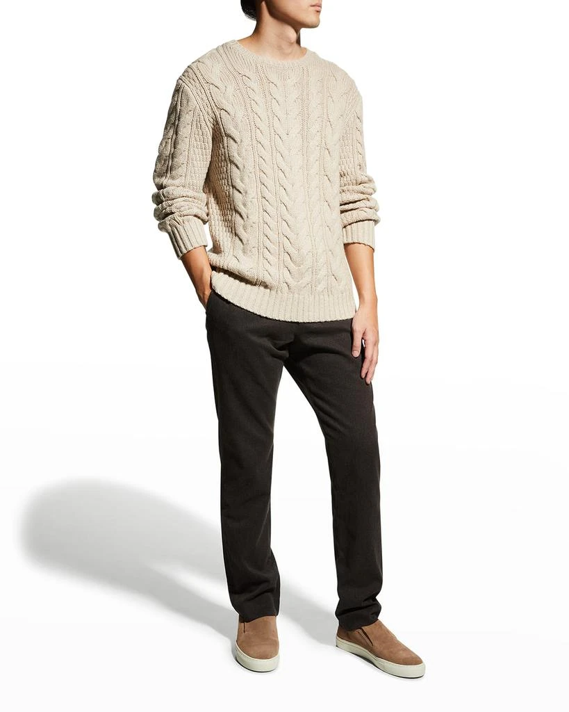 商品Vince|Men's Wool-Cashmere Cable Sweater,价格¥1042,第1张图片